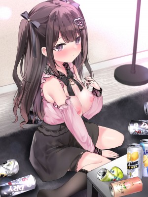 [ゆいみす] ぴえんな地雷系彼女と泥酔宅飲みえっち!_124