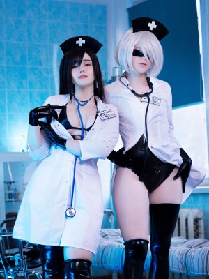 Neyrodesu - Tifa & 2B Dark Nurses_05_Neyrodesu_Tifa_2B_Dark_Nurses_5