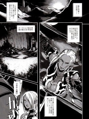 (C89)  [EROQUIS! (ブッチャーU)] DARK ELF vs ALIEN [無修正]_04