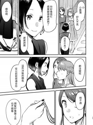 [スノードロップス (おさとう)] ほんとのカノジョ(3P百合えっちアンソロジー) [中国翻訳]_03