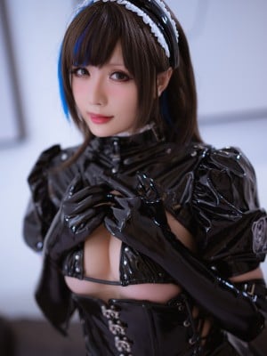 星之迟迟Hoshilily - 兔兔女仆_Coser-Hoshilily-T.ME-COSPLAYSETS-012