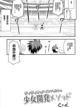 [樱丘汉化组](COMIC1☆9) [Hasemi box (長谷見亮)] ヴィヴィオとアインハルトの少女開発メソッド (魔法少女リリカルなのは)_0029