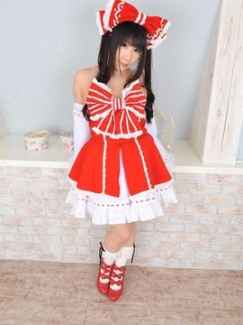 Petit charm fleur 04　REIMU　itigomusume ver ［コスプレ］_107