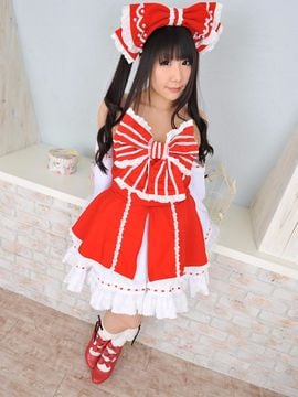 Petit charm fleur 04　REIMU　itigomusume ver ［コスプレ］_109