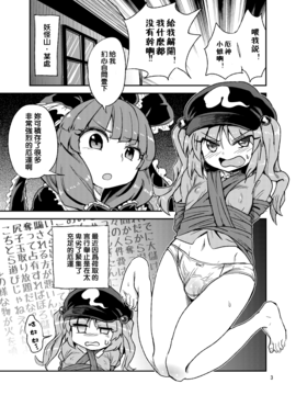 (C88) [蒟蒻鍋 (magifuro蒟蒻)] ふたなりにとりちゃん！VS 厄神様 (東方Project)_003