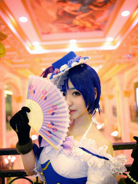 《Love Live! 》园田海未Sonoda觉醒 C O S P L A Y_舞会觉醒海 “请，请与我共舞吧。” (11)