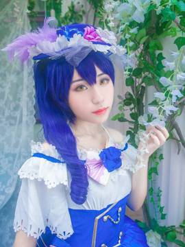 《Love Live! 》园田海未Sonoda觉醒 C O S P L A Y_舞会觉醒海 “请，请与我共舞吧。” (4)