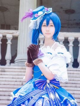 《Love Live! 》园田海未Sonoda觉醒 C O S P L A Y_Love Live！ 舞会觉醒海 (2)