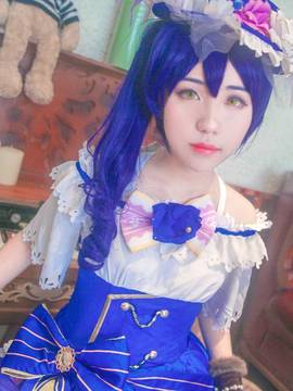 《Love Live! 》园田海未Sonoda觉醒 C O S P L A Y_舞会觉醒海 “请，请与我共舞吧。” (1)