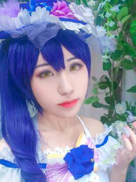 《Love Live! 》园田海未Sonoda觉醒 C O S P L A Y_舞会觉醒海 “请，请与我共舞吧。” (5)