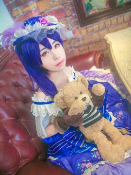 《Love Live! 》园田海未Sonoda觉醒 C O S P L A Y_舞会觉醒海 “请，请与我共舞吧。” (2)