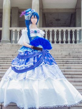 《Love Live! 》园田海未Sonoda觉醒 C O S P L A Y_Love Live！ 舞会觉醒海 (3)