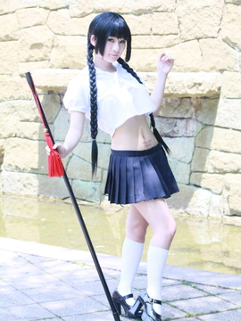 ZONE-00  - Okino Mayoko cosplay by Koyuki_127_School_uniform_031