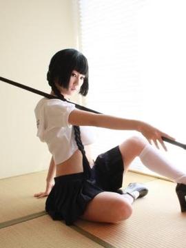 ZONE-00  - Okino Mayoko cosplay by Koyuki_110_School_uniform_014