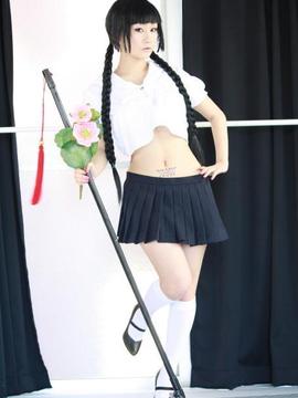 ZONE-00  - Okino Mayoko cosplay by Koyuki_101_School_uniform_005