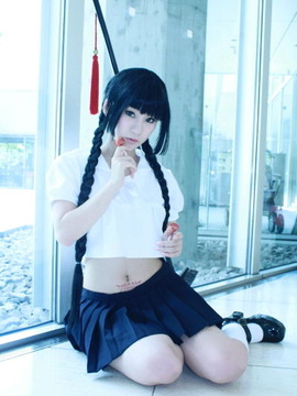 ZONE-00  - Okino Mayoko cosplay by Koyuki_124_School_uniform_028