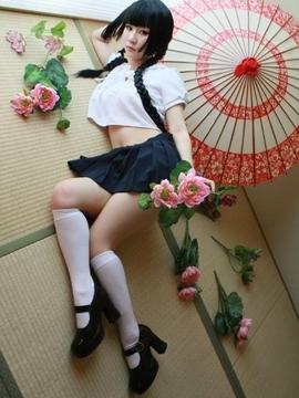 ZONE-00  - Okino Mayoko cosplay by Koyuki_109_School_uniform_013