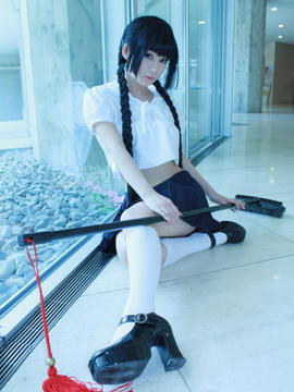 ZONE-00  - Okino Mayoko cosplay by Koyuki_125_School_uniform_029