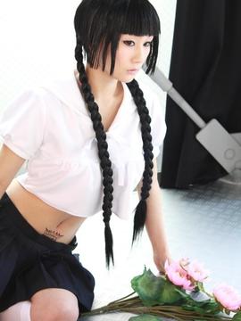 ZONE-00  - Okino Mayoko cosplay by Koyuki_107_School_uniform_011