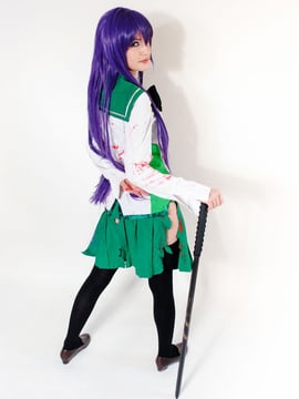 highschool od the dead - Saeko Busujima cosplay_saeko03