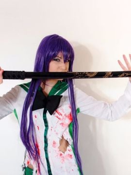 highschool od the dead - Saeko Busujima cosplay_saeko02