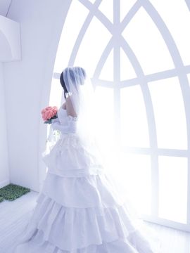 《(DATE A LIVE》狂三花嫁C O S P L A Y_【約會大作戰】時崎狂三 婚紗cosplay (13)