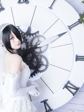 《(DATE A LIVE》狂三花嫁C O S P L A Y_【約會大作戰】時崎狂三 婚紗cosplay (11)