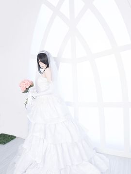 《(DATE A LIVE》狂三花嫁C O S P L A Y_【約會大作戰】時崎狂三 婚紗cosplay (4)