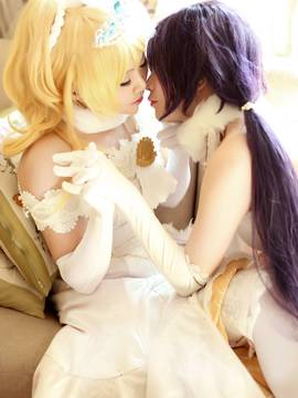 《Love Live! 》绚濑绘里花嫁.ver C O S_Eli x Nozomi (10)