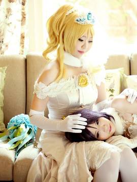 《Love Live! 》绚濑绘里花嫁.ver C O S_Eli x Nozomi (2)