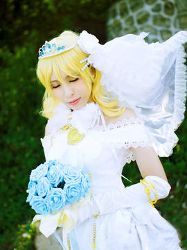 《Love Live! 》绚濑绘里花嫁.ver C O S_#cos正片##love live!婚纱觉醒# (5)