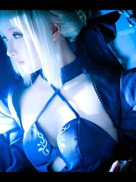 《命运长夜》Saber黑王二设C O S P L A Y_FateGrand Order-黑saber (5)