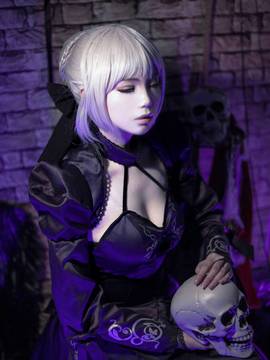 《命运长夜》Saber黑王二设C O S P L A Y_Fate Saber Alter (15)