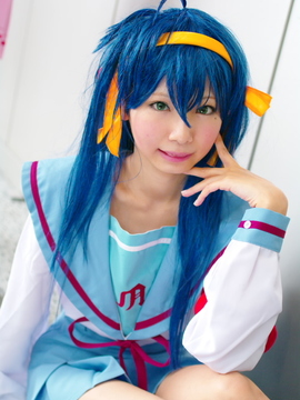 [姫宮 まほれ] lucky  star - Izumi Konata cosplay by Himemiya Mahore_149