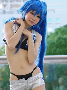 [姫宮 まほれ] lucky  star - Izumi Konata cosplay by Himemiya Mahore_005