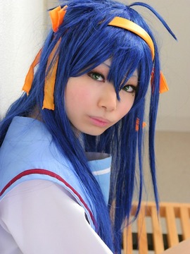 [姫宮 まほれ] lucky  star - Izumi Konata cosplay by Himemiya Mahore_161