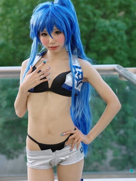 [姫宮 まほれ] lucky  star - Izumi Konata cosplay by Himemiya Mahore_007