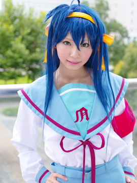 [姫宮 まほれ] lucky  star - Izumi Konata cosplay by Himemiya Mahore_151