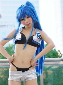 [姫宮 まほれ] lucky  star - Izumi Konata cosplay by Himemiya Mahore_002