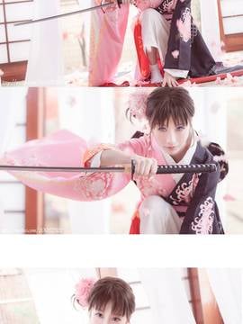 两仪式和服cos_FateGrand Order两仪式 二破COSPLAY (1)