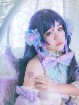 白色情人节东条希cos_【cos正片】白色情人节绘希 (7)