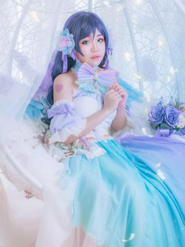 白色情人节东条希cos_【cos正片】白色情人节绘希 (1)