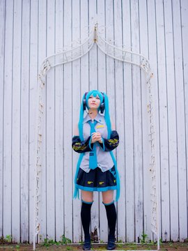 Vocaloid - Hatsune Miku cosplay by Kuuya_323