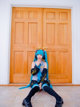 Vocaloid - Hatsune Miku cosplay by Kuuya_257