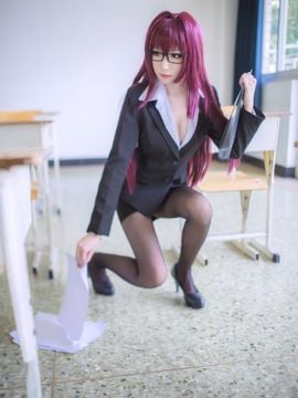 Fate Grand Order - Scathach Cosplay Compilation [老板 + 蜜瓜绵绵圈 + 青青子w]_012