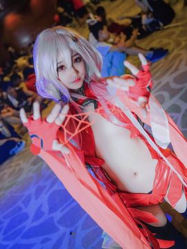 【娘炮的cos正片】罪恶王冠蝶祈战斗服Ver.COS_祈妹www (8)