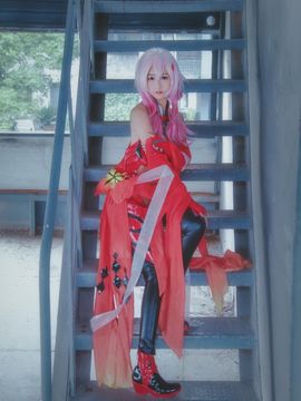 【娘炮的cos正片】罪恶王冠蝶祈战斗服Ver.COS_楪祈金鱼 (13)