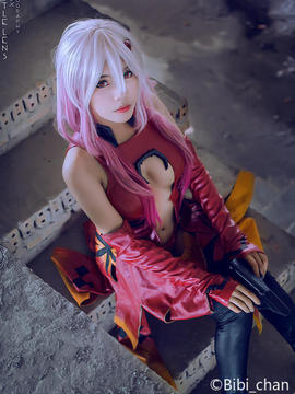 【娘炮的cos正片】罪恶王冠蝶祈战斗服Ver.COS_Guilty Crown (1)