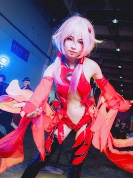 【娘炮的cos正片】罪恶王冠蝶祈战斗服Ver.COS_祈妹www (19)