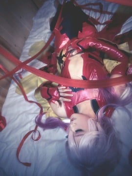 【娘炮的cos正片】罪恶王冠蝶祈战斗服Ver.COS_The Everlasting Guilty Crown (4)